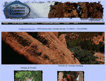 Tablet Screenshot of coclimbing.com